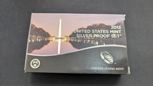 2013 S U.S MINT SILVER PROOF 14 COINS SET - OGP & COA: 2013 S U.S MINT SILVER PROOF 14 COINS SET - OGP & COA 2013 S U.S Mint Silver Proof Set 14 Coins Looks Great OGP & COA Included