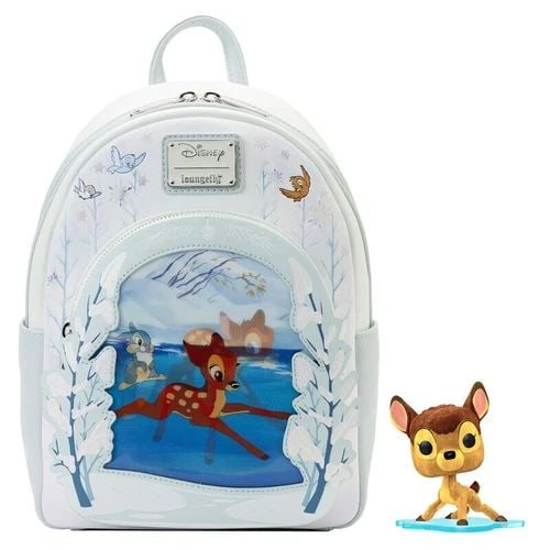 DISNEY BAMBI ON ICE LOUNGEFLY/FUNKO POP BAMBI FLOCKED -LIMITED EDITION- ON HAND (1 of 2)
