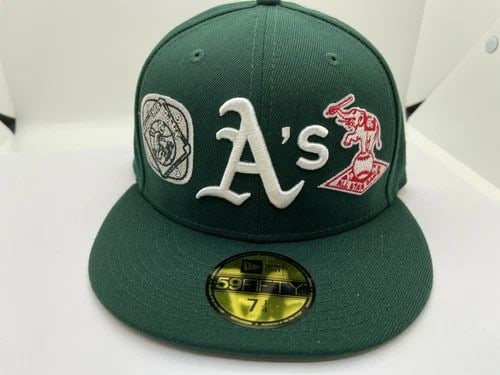 EXCLUSIVE NEW ERA 59FIFTY OAKLAND ATHLETICS ALL STAR GAME HISTORY PATCH - 7 1/4 (1 of 2)