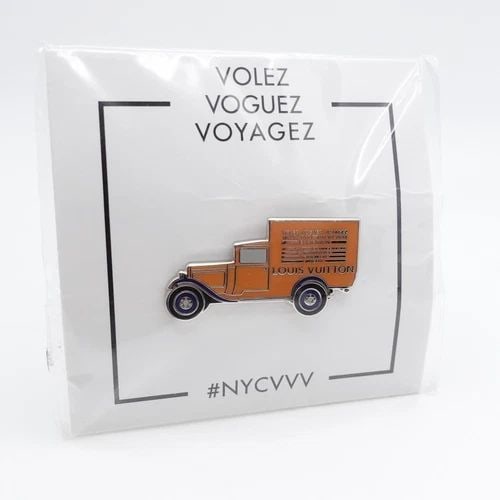 LOUIS VUITTON PINTRILLL NYCVVV TRUCK LAPEL PIN - SEALED (1 of 2)