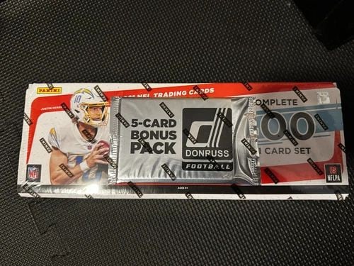 2021 PANINI DONRUSS NFL FANATICS EXCLUSIVE FACTORY SEALED COMPLETE SET + 5 HYPER (1 of 2)