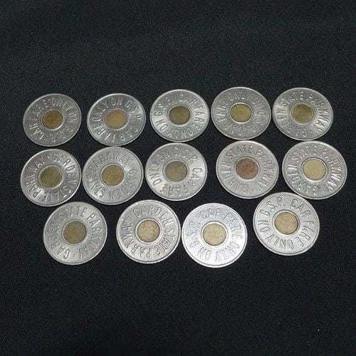 GARDEN STATE PARKWAY GSP NEW JERSEY CAR FARE 14 TOKEN (1 of 2)