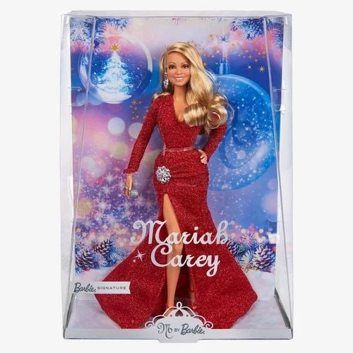 BARBIE X MARIAH CAREY HOLIDAY CELEBRATION DOLL - RED DRESS - ON HAND: BARBIE X MARIAH CAREY HOLIDAY CELEBRATION DOLL - RED DRESS - ON HAND Barbie Signature Barbie x Mariah Carey Holiday Celebration Doll - Red Dress - SKU - HJX17 On Hand
