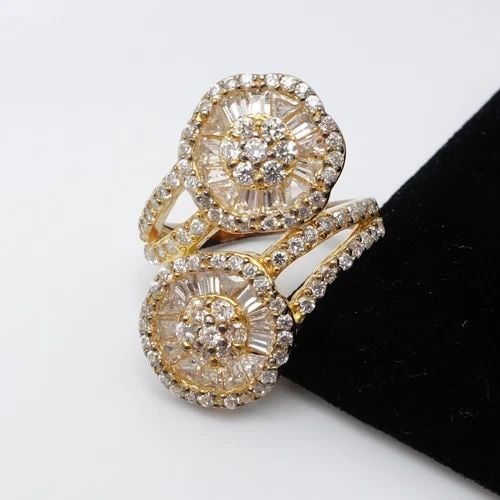 GOLD PLATED STERLING SILVER PAVE FLOWER CZ CUBIC ZIRCONIA BYPASS RING SZ 7.5: GOLD PLATED STERLING SILVER PAVE FLOWER CZ CUBIC ZIRCONIA BYPASS RING SZ 7.5 Gold Plated Sterling Silver Pave Flower Clear Cubic Zirconia Bypass Ring Size - 7.5 Band Width - 2.5mm Height - 1.2" Total 