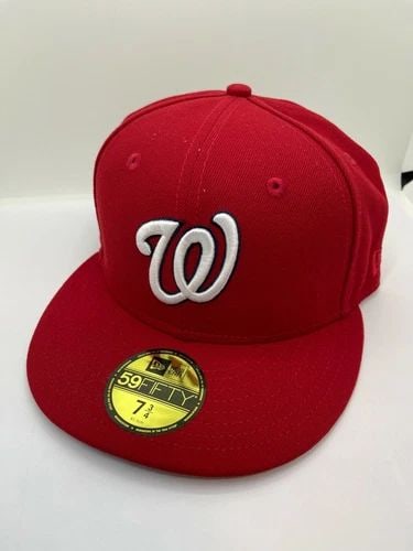 NEW ERA 59FIFTY WASHINGTON NATIONALS 2018 ALL STAR GAME PATCH HAT - SIZE 7 3/4 (1 of 2)