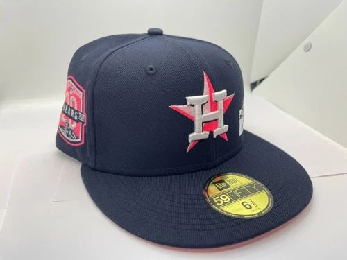 NEW ERA 59FIFTY HOUSTON ASTROS 20TH ANNIVERSARY PATCH HAT SIZE - 6 7/8 - NEW (1 of 2)