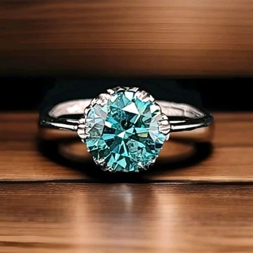 2.12CT. PLATINUM VINTAGE ENGAGEMENT RING NATURAL ROUND BLUE DIAMOND CIRC 1920'S: 2.12CT. PLATINUM VINTAGE ENGAGEMENT RING NATURAL ROUND BLUE DIAMOND CIRC 1920'S Gorgeous art deco filigree vintage Platinum Engagement ring circ 1920's center natural treated blue round Diamond weight