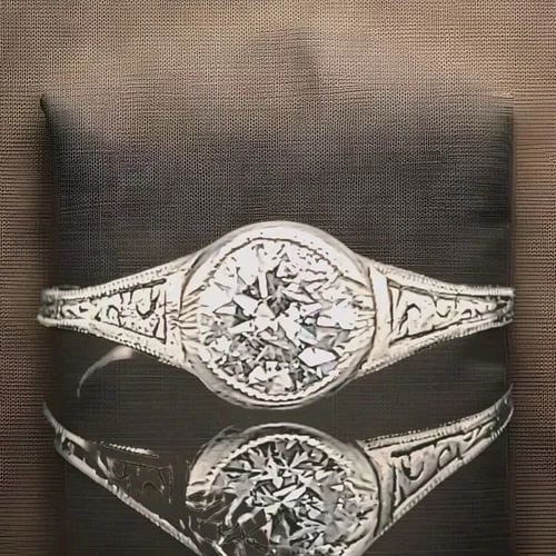 14K WHITE GOLD FILIGREE ENGAGEMENT RING 0.55CT. NATURAL ROUND DIAMOND CIRC 1920: 14K WHITE GOLD FILIGREE ENGAGEMENT RING 0.55CT. NATURAL ROUND DIAMOND CIRC 1920 Gorgeous 14k white gold Engagement ring filigree art deco natural Round cut Diamond circ 1920's center set natural round