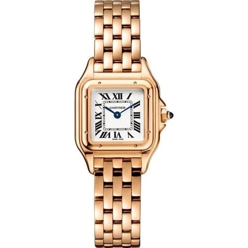 NEW CARTIER PANTHERE 18K ROSE GOLD QUARTZ 30 X 23 MM SILVER WATCH WGPN0040 (1 of 2)