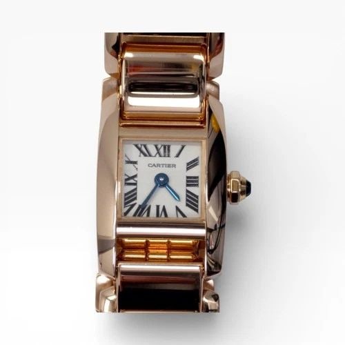 W/PAPERS CARTIER TANKISSIME LADIES 19 X 24 MM 18K ROSE GOLD QUARTZ WATCH 2829: W/PAPERS CARTIER TANKISSIME LADIES 19 X 24 MM 18K ROSE GOLD QUARTZ WATCH Manufacturer Cartier Category Tankissime Reference Number 2829 Additional Keywords W650018H Band Band Color Pink Band Type Gold