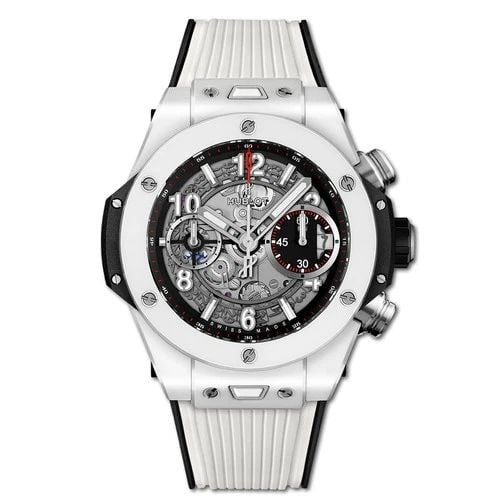 NEW HUBLOT BIG BANG UNICO CERAMIC AUTOMATIC 42 MM WHITE WATCH 441.HX.1170.RX (1 of 2)