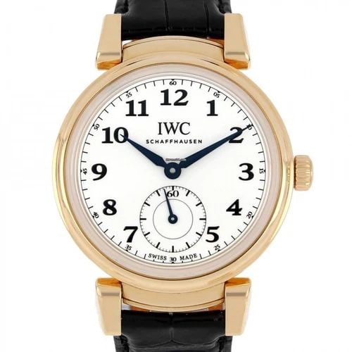 NEW IWC DA VINCI 18K ROSE GOLD AUTOMATIC 40.4 MM WATCH IW358103: NEW IWC DA VINCI 18K ROSE GOLD AUTOMATIC 40.4 MM WATCH Manufacturer IWC Category Da Vinci Reference Number IW358103 Band Color Black Band Type Alligator Bezel Smooth Bezel Box Yes Case Mes 40.4 mm Con