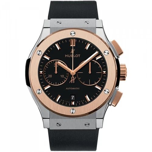 NEW HUBLOT CLASSIC FUSION CHRONOGRAPH TITANIUM AUTOMATIC WATCH 521.NO.1181.RX (1 of 2)