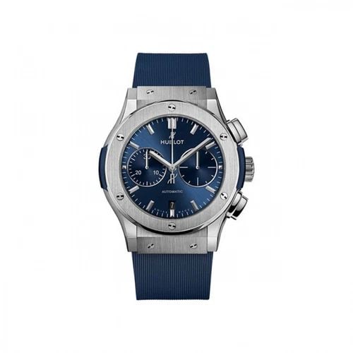 NEW HUBLOT CLASSIC FUSION TITANIUM AUTOMATIC 45 MM BLUE WATCH 521.NX.7170.RX (1 of 2)
