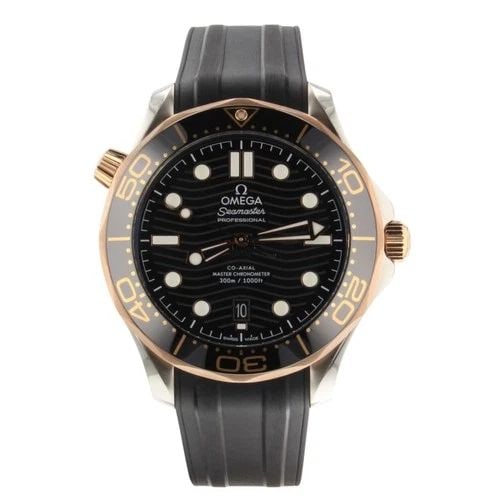 OMEGA SEAMASTER DIVER 300 M STEEL SEDNA GOLD 42 MM WATCH 210.22.42.20.01.002: OMEGA SEAMASTER DIVER 300 M STEEL SEDNA GOLD 42 MM WATCH Manufacturer Omega Category Seamaster Subcategory Diver 300M Reference Number 210.22.42.20.01.002 Band Color Black Band Type Rubber Strap Bezel