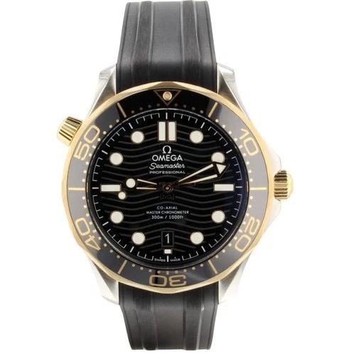 OMEGA SEAMASTER DIVER 300M 42 MM STEEL YELLOW GOLD WATCH 210.22.42.20.01.001: OMEGA SEAMASTER DIVER 300M 42 MM STEEL YELLOW GOLD WATCH Manufacturer Omega Category Seamaster Subcategory Diver 300M Reference Number 210.22.42.20.01.001 Band Color Black Band Type Rubber Strap Bezel