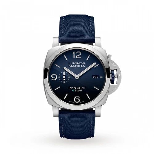 NEW PANERAI LUMINOR MARINA ESTEEL ESTEEL AUTOMATIC SELF WINDING WATCH PAM01157 (1 of 2)