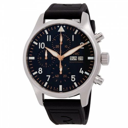 NEW IWC PILOTS APXGP STAINLESS STEEL AUTOMATIC 43 MM BLACK WATCH IW378009 (1 of 2)