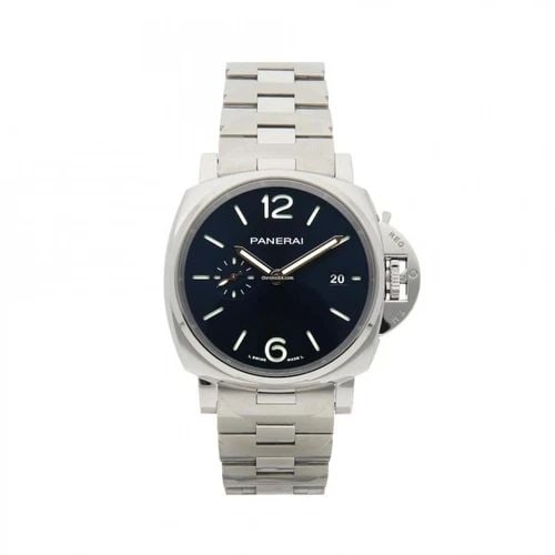 NEW PANERAI LUMINOR DUE STAINLESS STEEL AUTOMATIC SELF WINDING WATCH PAM01124 (1 of 2)