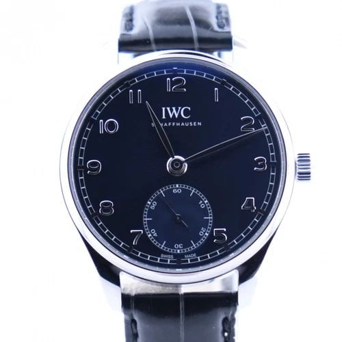 NEW IWC PORTUGIESER AUTOMATIC STAINLESS STEEL AUTOMATIC 40.4 MM WATCH IW358305: NEW IWC PORTUGIESER AUTOMATIC STAINLESS STEEL AUTOMATIC 40.4 MM WATCH Manufacturer IWC Category Portugieser Subcategory Automatic Reference Number IW358305 Band Leather Band Color Black Band Type Leat