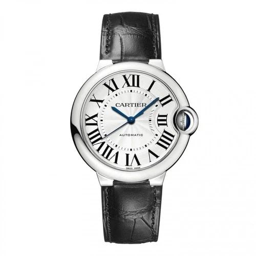 CARTIER BALLON BLEU DE CARTIER 36MM STEEL AUTOMATIC WATCH WSBB0028 COMPLETE: CARTIER BALLON BLEU DE CARTIER 36MM STEEL AUTOMATIC WATCH Manufacturer Cartier Category Ballon Bleu Subcategory 36mm Reference Number WSBB0028 Band Color Black Band Type Leather Box Yes Condition New 