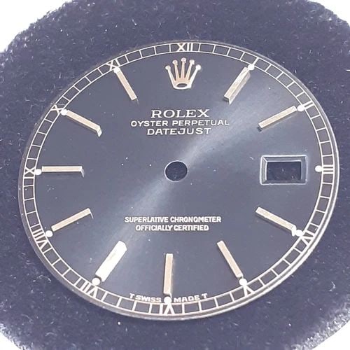 ROLEX DATEJUST BLACK TWO TONE DIAL 16013 27.7 MM 16233: ROLEX DATEJUST BLACK TWO TONE DIAL 16013 27.7 MM 16233 Manufacturer Rolex Reference Number 16013 Additional Keywords Date Just Quick Set FIT REF 16233 Dial Color Black Diameter 27.7 mm Gender Mens Gra