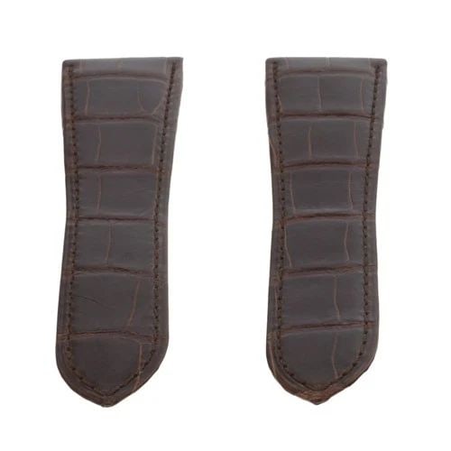CARTIER STRAP GENUINE ALLIGATOR SHINY BROWN 24X18MM FACTORY NEVER WORN: CARTIER STRAP GENUINE ALLIGATOR SHINY BROWN 24X18MM FACTORY NEVER WORN Manufacturer Rolex Reference Number 24x18mm Additional Keywords Genuine Band Color Brown Band Type Shiny Alligator Features Facto