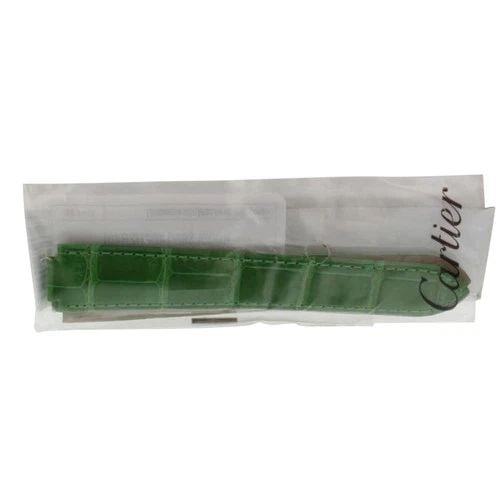 CARTIER STRAP BALLON BLEU GENUINE ALLIGATOR 18X16MM FACTORY NEVER WORN (1 of 2)