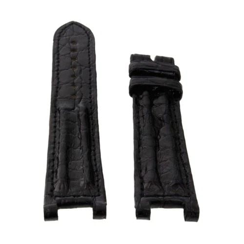 CARTIER STRAP PASHA GENUINE ALLIGATOR BLACK 17X15MM FACTORY NEVER WORN (1 of 2)