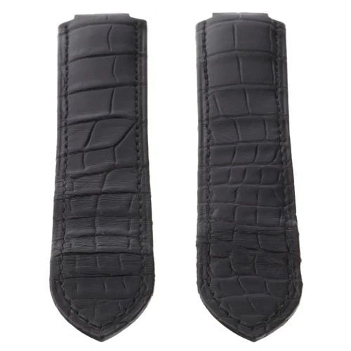CARTIER STRAPS: CARTIER STRAPS Manufacturer Rolex Band Color Black Band Type Alligator Gender Mid-Size Gral Condition Like New Size 12.1mm x 19.3mm Type Luxury "