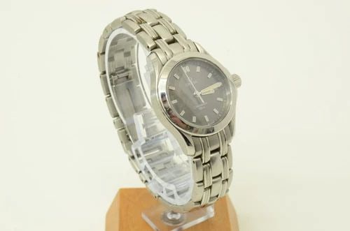 AUTHENTIC OMEGA SEAMASTER VINTAGE 25MM WATCH STAINLESS STEEL DATE 120M DIVER (1 of 2)