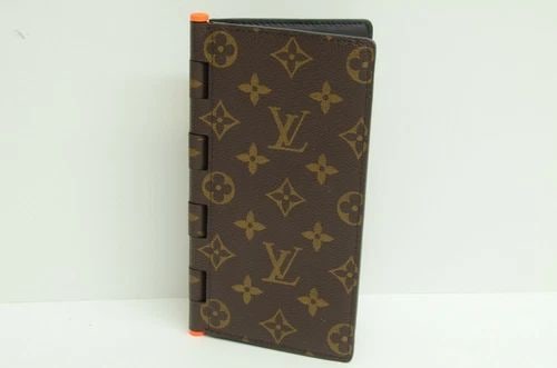 AUTHENTIC LOUIS VUITTON MONOGRAM WALLET LEATHER DEFILE HOMME FLIP WALLET ORANGE: AUTHENTIC LOUIS VUITTON MONOGRAM WALLET LEATHER DEFILE HOMME FLIP WALLET ORANGE Authentic Louis Vuitton Monogram Wallet Leather Defile Homme Flip Wallet Orange AUTHENTIC LOUIS VUITTON MONOGRAM WALLET 