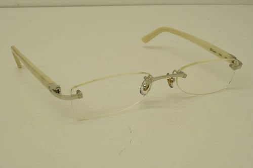 AUTHENTIC CARTIER WHITE GLOSS SUNGLASSES 52 18 135 SP RIMLESS C DECOR FRAMES: AUTHENTIC CARTIER WHITE GLOSS SUNGLASSES 52 18 135 SP RIMLESS C DECOR FRAMES Authentic Cartier White Gloss Sunglasses 52 18 135 SP Rimless C Decor Frames Authentic Cartier White Gloss Sunglasses 52 18