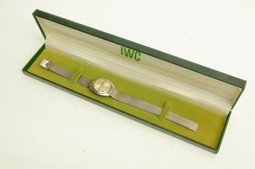AUTHENTIC IWC SCHAFFHAUSEN 23MM WATCH SLIDE CLIP FLEXIBLE STAINLESS STEEL (1 of 2)