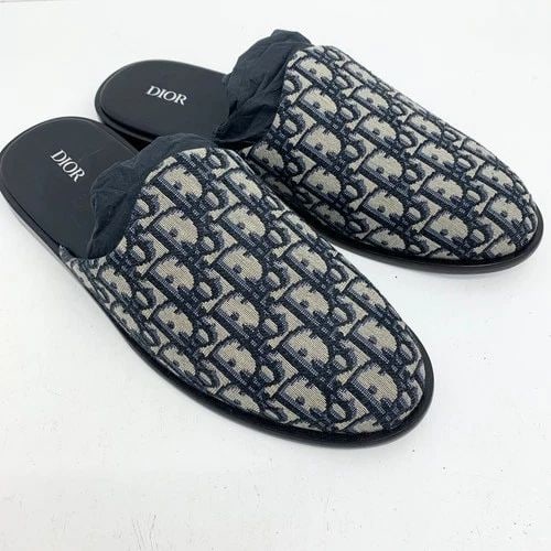 AUTHENTIC DIOR TROTTER SANDALS SLIPPERS MENS SIGNATURE LOGO 45 SHOES (1 of 2)