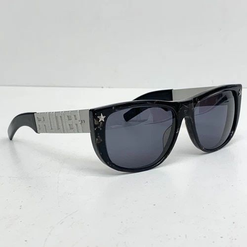 AUTHENTIC JEAN PAUL GAULTIER SUNGLASSES 56 18 152 BLACK SILVER LOGO CHIC FRAMES (1 of 2)