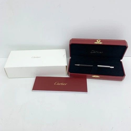 AUTHENTIC CARTIER BALLPOINT PEN BLACK DASH C DECOR LOGO OFFICE DESK COLLECTIBLE: AUTHENTIC CARTIER BALLPOINT PEN BLACK DASH C DECOR LOGO OFFICE DESK COLLECTIBLE AUTHENTIC CARTIER BALLPOINT PEN BLACK DASH C DECOR LOGO OFFICE DESK COLLECTIBLE