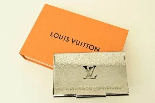 AUTHENTIC LOUIS VUITTON CHAMPS ELYSEES 101 SP BUSINESS CARD HOLDER LV LOGO (1 of 2)