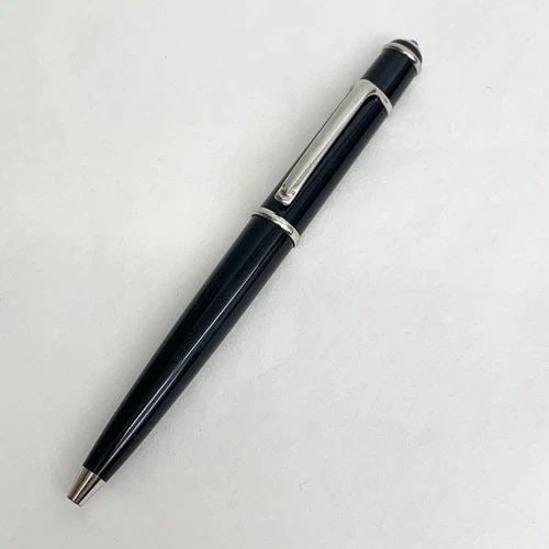 AUTHENTIC CARTIER BALLPOINT PEN BLUE SAPPHIRE SILVER C DECOR DESK COLLECTIBLE 3 (1 of 2)