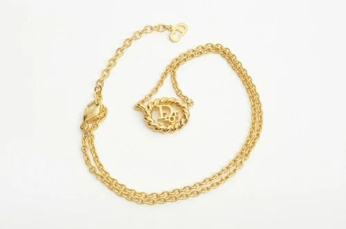 AUTHENTIC CHRISTIAN DIOR NECKLACE SIDEWAYS OVAL SIGNATURE LOGO ROPE GP JEWELRY: AUTHENTIC CHRISTIAN DIOR NECKLACE SIDEWAYS OVAL SIGNATURE LOGO ROPE GP JEWELRY Authentic Christian Dior Necklace Sideways Oval Signature Logo Rope GP Jewelry AUTHENTIC CHRISTIAN DIOR NECKLACE SIDEWAYS