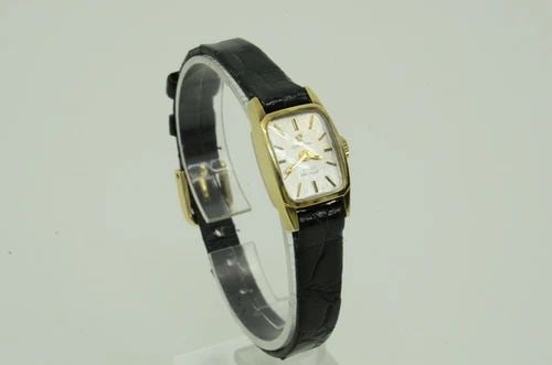 AUTHENTIC OMEGA MEISTER DE VILLE 14MM SM WATCH RECTANGLE GP VINTAGE WRISTWATCH: AUTHENTIC OMEGA MEISTER DE VILLE 14MM SM WATCH RECTANGLE GP VINTAGE WRISTWATCH Authentic Omega Meister De Ville 14mm SM Watch Rectangle GP Vintage Wristwatch AUTHENTIC OMEGA MEISTER DE VILLE 14MM SM W