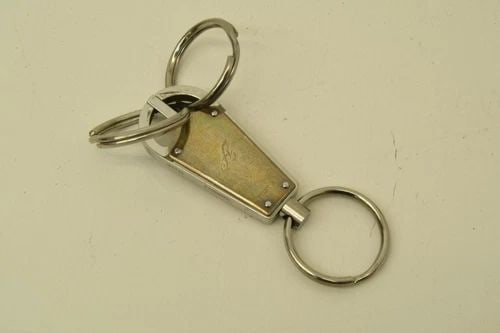 AUTHENTIC TIFFANY & CO. STERLING SILVER 925 KEYCHAIN DOUBLE RING ACCESSORY CHARM (1 of 2)