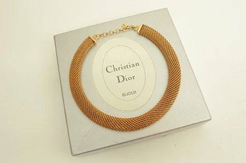 AUTHENTIC CHRISTIAN DIOR GP SERPENTINE FLEXIBLE NECKLACE CHIC CHAIN JEWELRY (1 of 2)