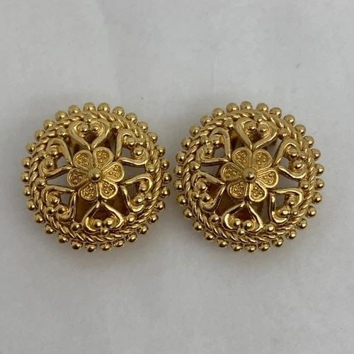 AUTHENTIC CHRISTIAN DIOR CLIP ON EARRINGS GP ENAMEL RHINESTONE HEXAGON JEWELRY: AUTHENTIC CHRISTIAN DIOR CLIP ON EARRINGS GP ENAMEL RHINESTONE HEXAGON JEWELRY AUTHENTIC CHRISTIAN DIOR CLIP ON EARRINGS GP ENAMEL RHINESTONE HEXAGON JEWELRY