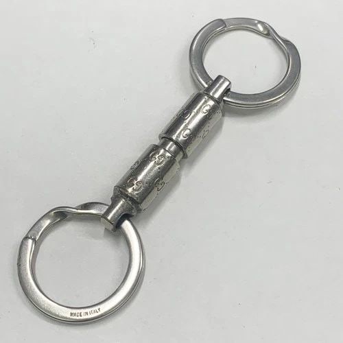 AUTHENTIC GUCCI VINTAGE GUCCISSIMA CHARM SP KEYCHAIN RING JEWELRY ACCESSORY (1 of 2)