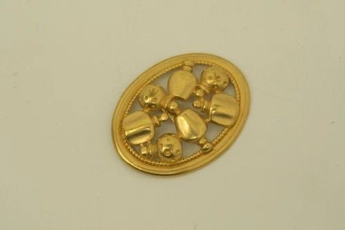 AUTHENTIC CHRISTIAN DIOR PERFUME BROOCH GP BOTTLES JEWELRY ACCESSORY PIN (1 of 2)