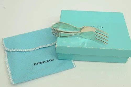 AUTHENTIC TIFFANY & CO. STERLING SILVER FORK SWAN RIDER SILVERWARE COLLECTIBLE: AUTHENTIC TIFFANY & CO. STERLING SILVER FORK SWAN RIDER SILVERWARE COLLECTIBLE Authentic Tiffany & Co. Sterling Silver Fork Swan Rider Silverware Collectible AUTHENTIC TIFFANY & CO. STERLING SILVER FO