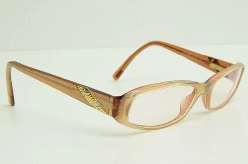 AUTHENTIC BVLGARI HAVANA STYLE SUNGLASSES 51 16 135 GP TRANSPARENT PLASTIC FRAME (1 of 2)