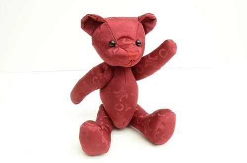 AUTHENTIC CELINE TEDDY BEAR COLLECTIBLE RED LOGO STUFFED ANIMAL SIGNATURE CUTE (1 of 2)