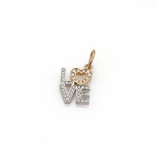 TIFFANY & CO. DIAMOND 18K WHITE ROSE GOLD LOVE PENDANT: TIFFANY & CO. DIAMOND 18K WHITE ROSE GOLD LOVE PENDANT Tiffany & Co. Diamond 18k White Rose Gold LOVE Pendant Description This lovely authentic pendant is from Tiffany & Co. it is crafted from 18k whi